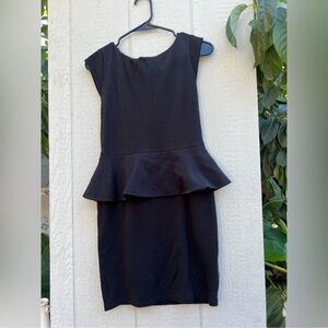 Alice & olivia peplum top midi dress